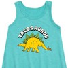 - Instant Message - Tacosaurus Graphic Sleeveless Aline Dress - 2 of 4