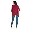 24seven Comfort Apparel Women's Elbow Length Sleeve Cardigan - 3 of 4