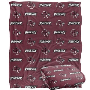 Cumberland University Logo Pattern Silky Touch Blanket White 50x60 - 1 of 4
