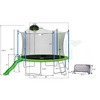 BestParts 16FT Outdoor Trampoline with Slide, Enclosure Net, Ladder, Football Goal & Basketball Board for Kids & Adults - 3 of 4