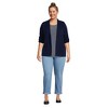 Lands' End Women's Recover Mid Rise Boyfriend Blue Jeans - image 4 of 4