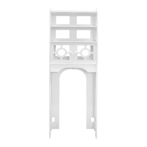 YIYIBYUS 4 Tier Over The Toilet Storage Cabinet, Bathroom Organizer - 1 of 4