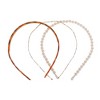 Unique Bargains Women's Solid Color Hairband 1 Set - 4 of 4