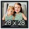 PosterPalooza | Square Slim Profile Black Picture Frame - UV Acrylic, Foam Board Backing, Hanging Hardware - 2 of 4