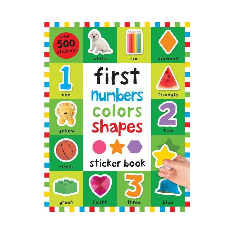 First 100 Stickers: First Numbers, Colors, Shapes - by  Roger Priddy (Paperback), 1 of 2
