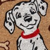 HomeRoots 18" X 30" Beige and White Coir Dog Outdoor Door Mat - 3 of 4