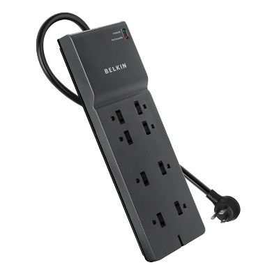 Belkin® 8-Outlet Home/Office Surge Protector in Gray