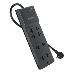 Belkin® 8-Outlet Home/Office Surge Protector in Gray - 1 of 4