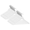 vidaXL 50 pcs Clothes Hanger Set Non-slip White Hardwood - 2 of 4