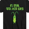 Boys' - SpongeBob SquarePants - Plankton One Percent Evil Short Sleeve Graphic T-Shirt - 2 of 4