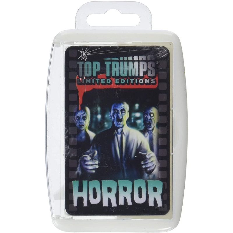 Top Trumps Horror 2020 Top Trumps Card Game w/ Glow In The Dark Case, 1 of 4
