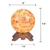 Chloe Lighting Shelley Mosaic 1 Light Dark Bronze Accent Lamp 8" Wide - 3 of 4