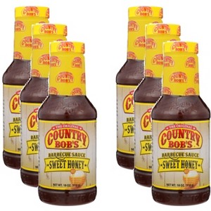 Country Bobs Sauce Barbecue Sweet Honey - Case of 6 - 18 fo - 1 of 4