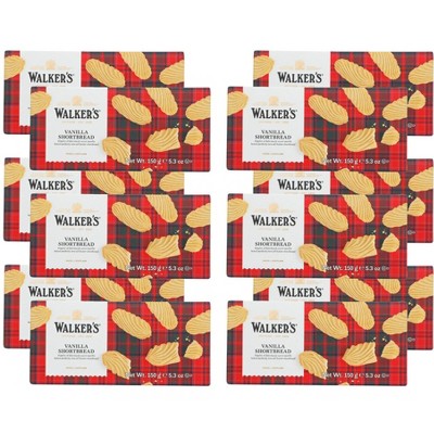 Walkers Vanilla Shortbread - 12 pack, 5.3 oz