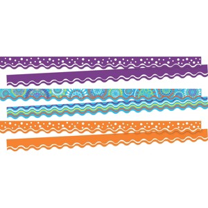 3pk Moroccan Style Double-Sided Scalloped Classroom Borders - Barker Creek - 1 of 4