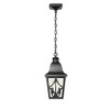 YUHAO Outdoor Gazebo and Porch Anti-Rust Waterproof Outdoor Ceiling Light Modern  Black(1 PACK) - 4 of 4