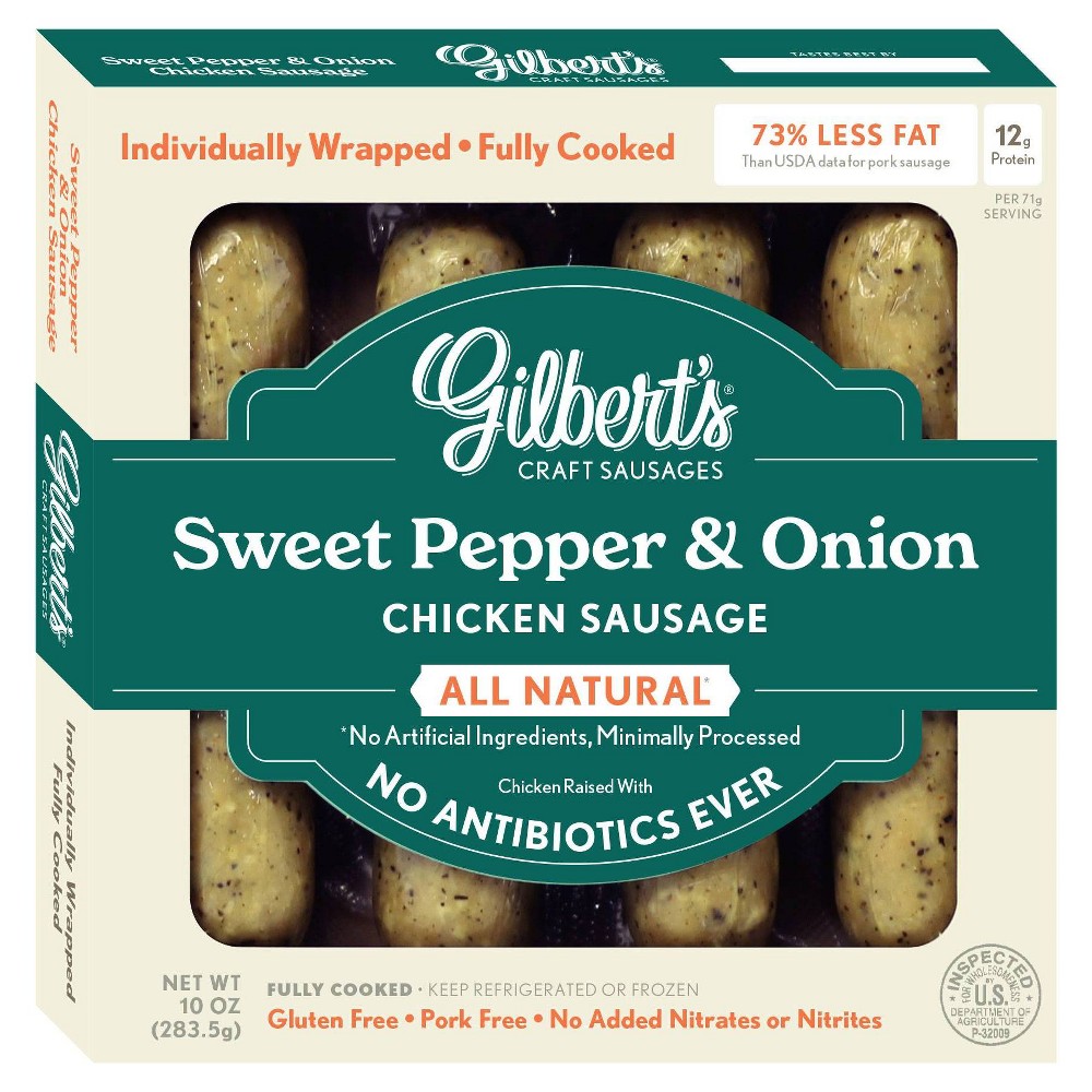 DENVER RECIPE WITH GREEN PEPPER & ONION CHICKEN SAUSAGE