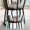 Nasitip Round Dining Table for 4-6, 42" Farmhouse Kitchen Table with Storage, Circle Dinner Tables for Dining Room, Living Room, Apartment(Only Table) - 2 of 4