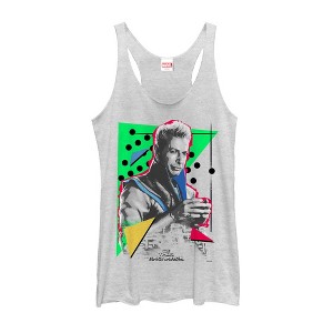 Women's Marvel Thor: Ragnarok Grandmaster Retro Racerback Tank Top - 1 of 3