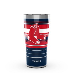 MLB Boston Red Sox 20oz Hype Stripes Stainless Steel Tumbler - 1 of 4
