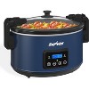 8.5 Quart Programmable Slow Cooker: Multi-Cooker Food Warmer with Locking Lid & Digital Timer, Adjustable Tempature Control, Dishwasher Safe - 3 of 4