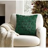 LISM Christmas Tree Pillowcases,Faux Fur Wool Throw Pillow Covers Set of 2 - 3 of 4