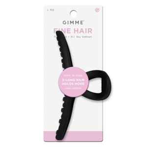 Gimme Beauty Fine Loop Claw Clip - Black - 1 of 4