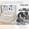 MOONMISS 80"Modular Sectional Sofa Cloud Couch with Cushion Covers Removable Furniture for Living Room Bedroom Apartments Dorms - 3 of 4
