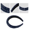 Unique Bargains Women's Bling Rhinestone Padded Hairband Faux Crystal Hair Accessories 1.18 Inch Wide 1 Pc - 4 of 4