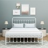 SeaCamel Victorian Style Full Size Platform Bed - Elegant Black Metal Frame with Headboard, Footboard & Underbed Storage, No Box Spring Needed - 2 of 4