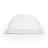 Vegware Dome Lid for 8-16 oz Bella Pots No Hole Clear PLA Compostable - Pack of 50 - 2 of 3
