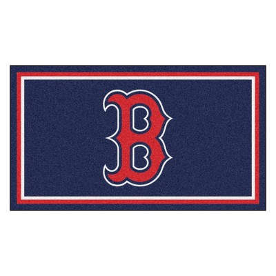 MLB Boston Red Sox 3'x5' Plush Area Rug - Navy