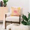 Deny Designs Thirtyone Illustrations Tiger Moon In Tangerine Square Indoor Throw Pillow - 2 of 4