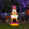 Gemmy Lighted Blow Mold Outdoor Decor Halloween Mickey Mouse w/Top Hat 24" Disney, Multi - image 2 of 4