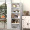 ORRD Metal Storage Cabinet 2-Door Steel Pantry with Adjustable Shelves, Kitchen Organizer,White - 2 of 4