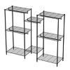 Dexmalle Freestanding Heavy Duty Closet Organizer with 8 Adjustable Wire Shelves and 5 Clothes Rails,Black - 2 of 4