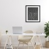 Stupell Industries Minimal Gray Poppies Framed Print Under Glass, Black, 17" x 21" - 3 of 4