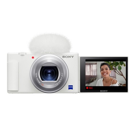 Sony Zv-1 Camera For Content Creators And Vloggers (white) : Target