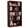GlasFlength Decorative Bookshelf, Spacious Space and Adjustable Shelf, Open Bookshelves for Bedroom, Living Room, Home Office，Brown，33"*11.6"*60" - 2 of 4