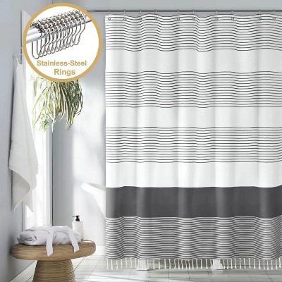 LunaLulinlk Tassel Shower Curtain Set with Hooks