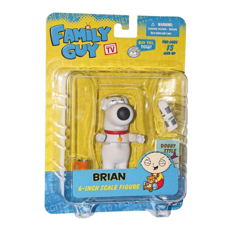 Mezco Toyz Family Guy Classic Brian 6" Figure, 3 of 5