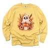 Simply Sage Market Girl Ghost Floral Garment Dyed Long Sleeve - 2 of 4