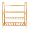 KTMBDW Stackable Shoe Rack, 4 Tier Bamboo Shoes Rack Storage Shelf, Holds up to 16 Pairs Shoes for Living room, Entryway, Small Spaces - 2 of 4