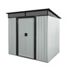 CAVINAS Multi-Functional Outdoor Garden Shed with Lockable Sliding Doors and Transparent plate - 2 of 4