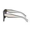 Prada PR 14WS 09Q5S0 Womens Cat-Eye Sunglasses Black/Talc 52mm - 3 of 3