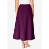 Roaman's Women's Plus Size Bend Over A Line Skirt - 3 of 4