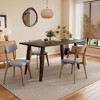 Christopher Knight Home Walton 5 Pieces Rubberwood Upholstered Dining Set - 2 of 4