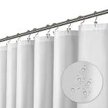 LiBa Cloth Fabric Shower Curtain, Heavy Duty Waterproof