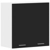 CLIHOME Hanging Storage Cabinet, Engineered Wood Kitchen Furniture, Ample Storage with Doors - 3 of 4