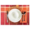 Set of 6 Gold Woven Paper Round Placemat - Design Imports - image 3 of 3
